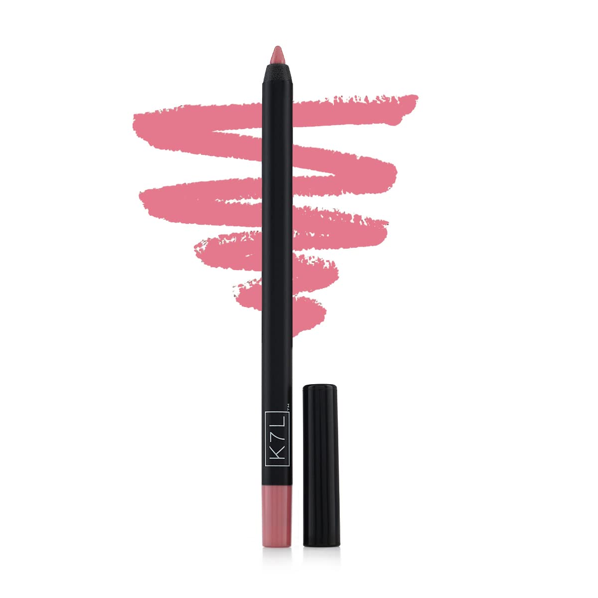 K7L Light Pink Lip Crayon (Vegan) - Waterproof and Smudge-Proof Rose