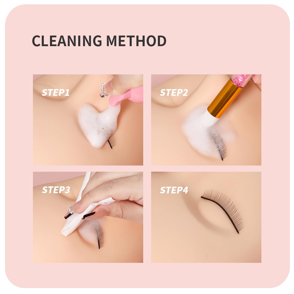 Eyelash Shampoo Foam Cleanser Concentrate Mousse Eyelash Extensions Gentle Cleaning Dedicated Cleanser