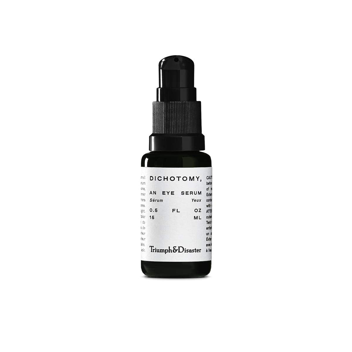 Triumph & Disaster | Dichotomy Eye Serum | Anti-Aging, Targeting Dark Circles, Crows Feet & Puffiness for Men - 0.5 fl oz
