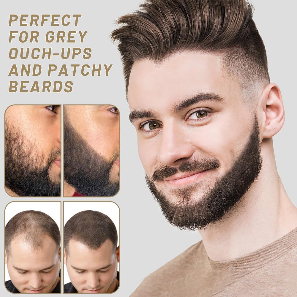 Root Touch Up Powder, Instantly Gray Root Cover Up Hairline Powder, Hair Concealer for Women and Men (A-Dark Blonde, 2PC)