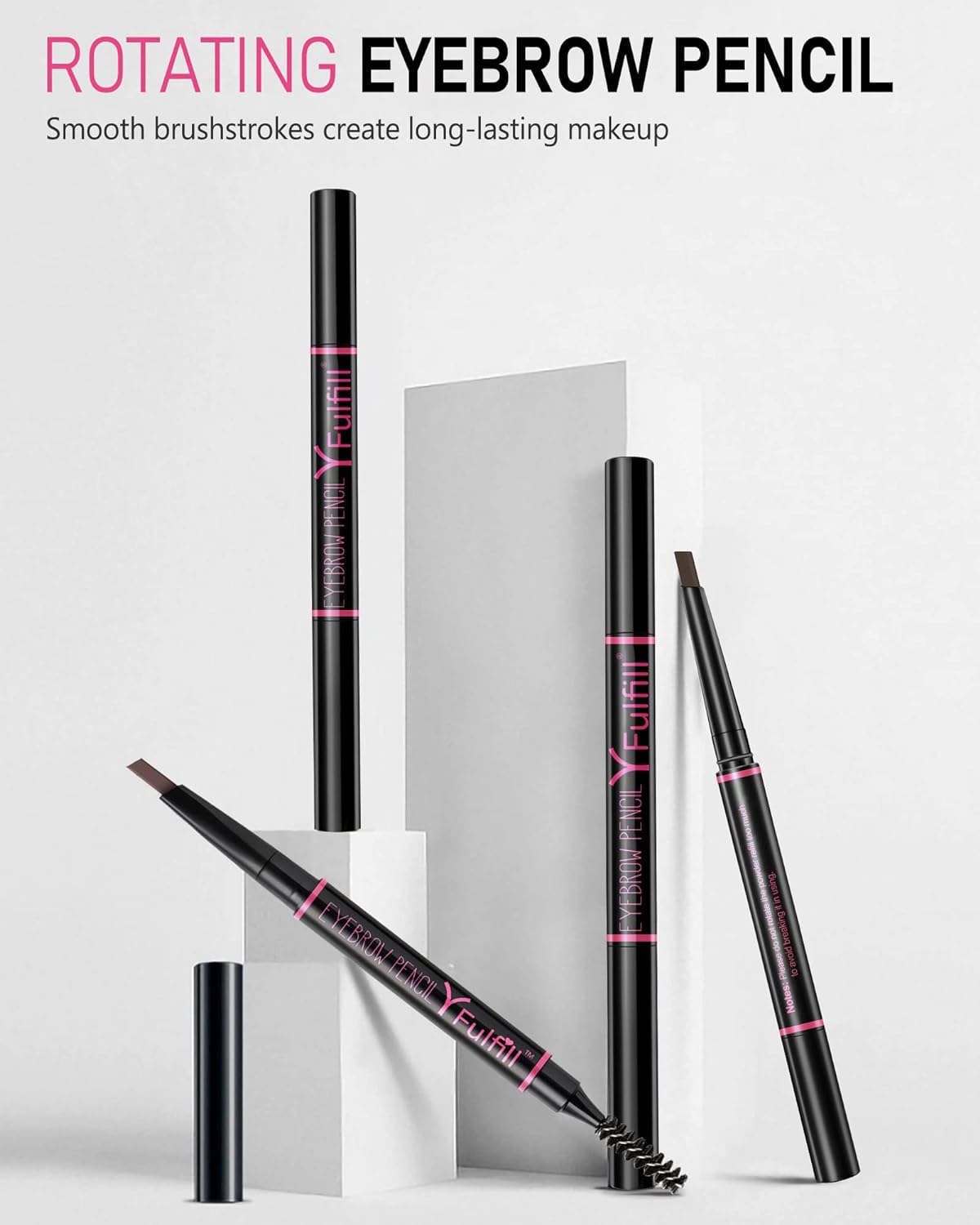 Eyebrow Pencils for Women - Waterproof, Dark Brown