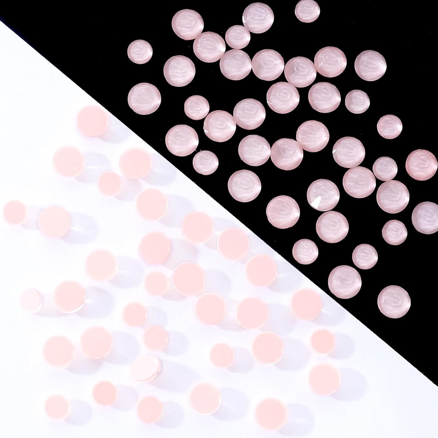 Mocha Lt.red Flatback Rhinestones, Glass Rhinestones for Nail Art and Craft, Glue Fix, Loose Crystal Gemstones(Mocha Lt.red, SS12, 1440pcs, 2.9-3.0mm)