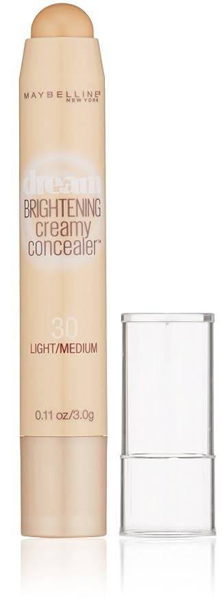 Maybelline Dream Brightening Creamy Concealer, Light/Medium, 0.11 oz.