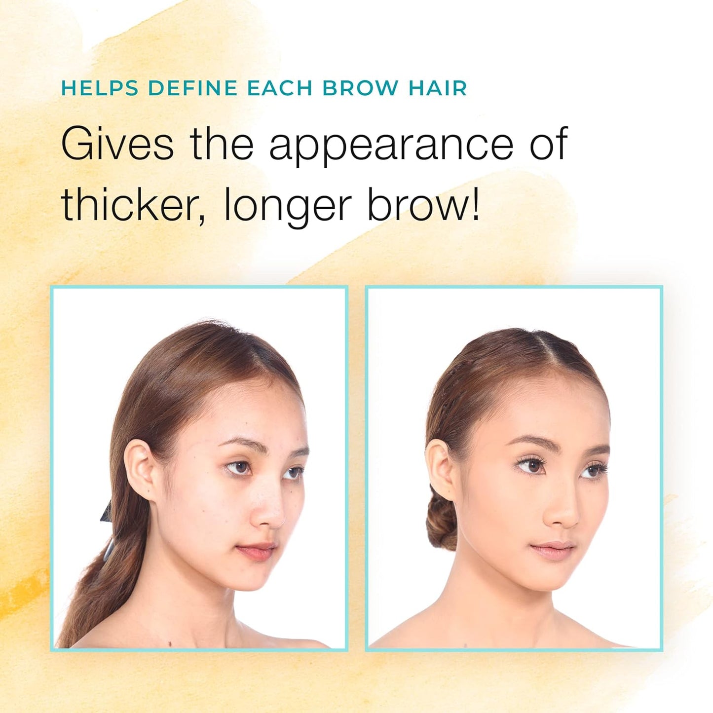 Eyebrow Color For Women, 3 Application Kit, Natural Black