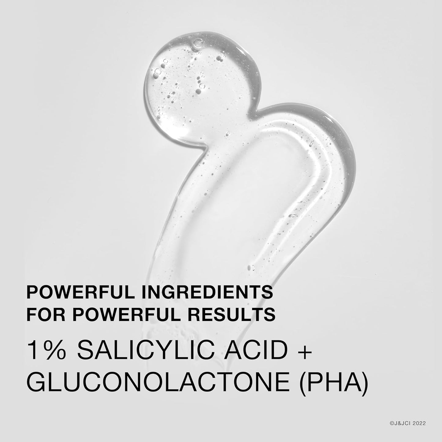 Neutrogena Salicylic Acid & PHA Stubborn Acne Body Wash, Exfoliating Cleanser Acne Treatment for Chest & Shoulder, Gently Clears, Exfoliates & Helps Prevent Breakouts, Fragrance Free, 8.5 Fl Oz