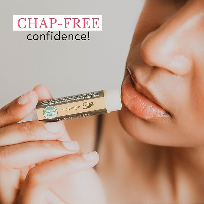 Organic Lip Balm Pack - Original Lip Balm for Dry Cracked Lips, Christmas Stocking Stuffers Women & Men, Lip Balm Set, Lip Moisturizer, Natural Lip Balm for Men, Lip Care Products for Lip Repair