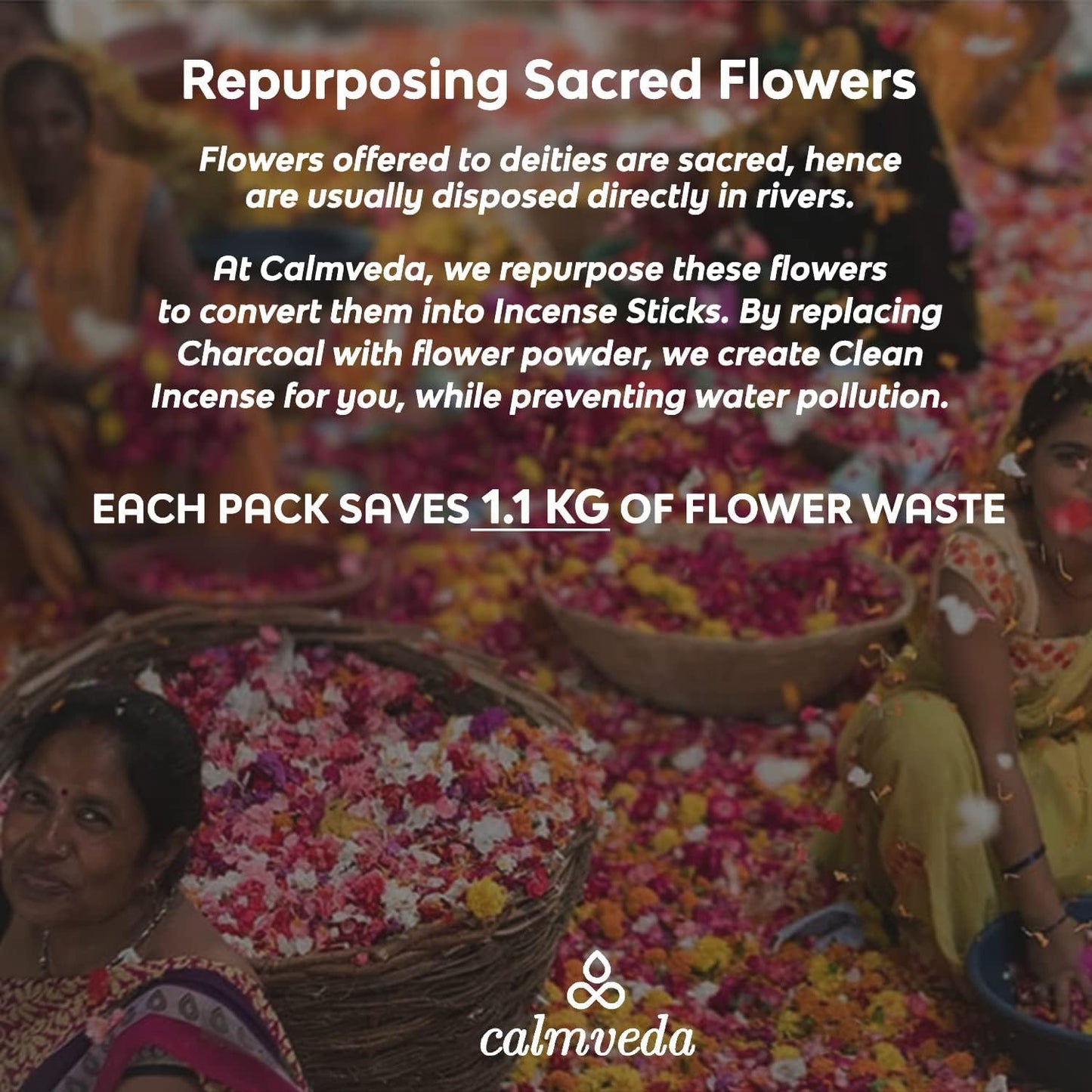 Madagascar Vanilla Incense Sticks Warm - (80 Scent Sticks) Charcoal Free, Made from Upcycled Flowers | Sweet, Cozy-Warm & Earthy Notes | Relaxing Incense & Healing Incense Sticks