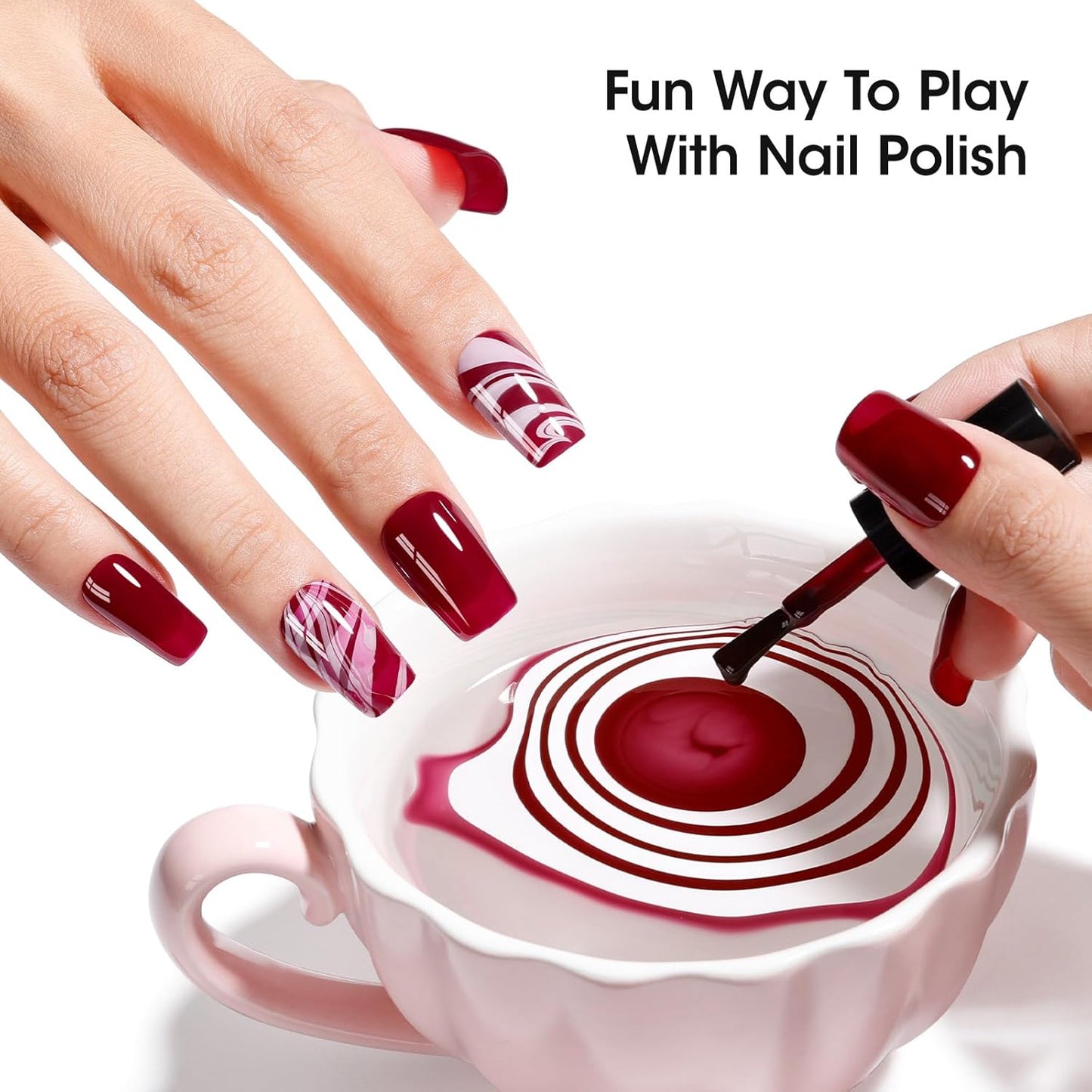 GELLEN 12 Colors Nail Polish Set, Fall Winter Trendy Air Dry Regular Nail Polish for Women Fingernail Toe Nails, Not UV Gel, Hema Free, Non-toxic, Black White Gray Nude Red Brown Gold Silver Set