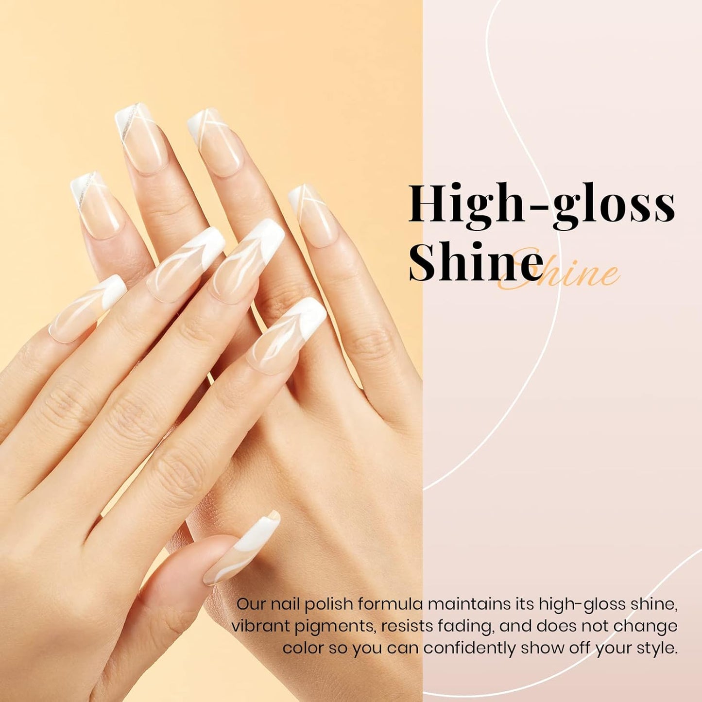 Beetles Nude Gel Polish, 15ml Jelly Neutral Nude Gel Nail Polish Set Translucent Effect Nail Concealer Soak Off UV Spring Summer French Nail Art Design Gift for Women