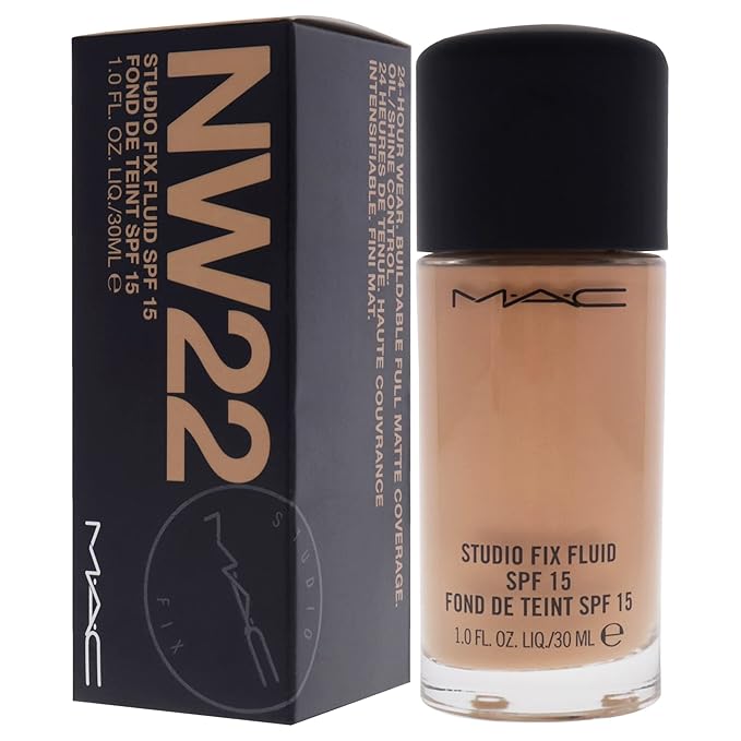 MAC Studio Fix Fluid SPF15 NW22, 1.0582 Ounce (M6JC28)