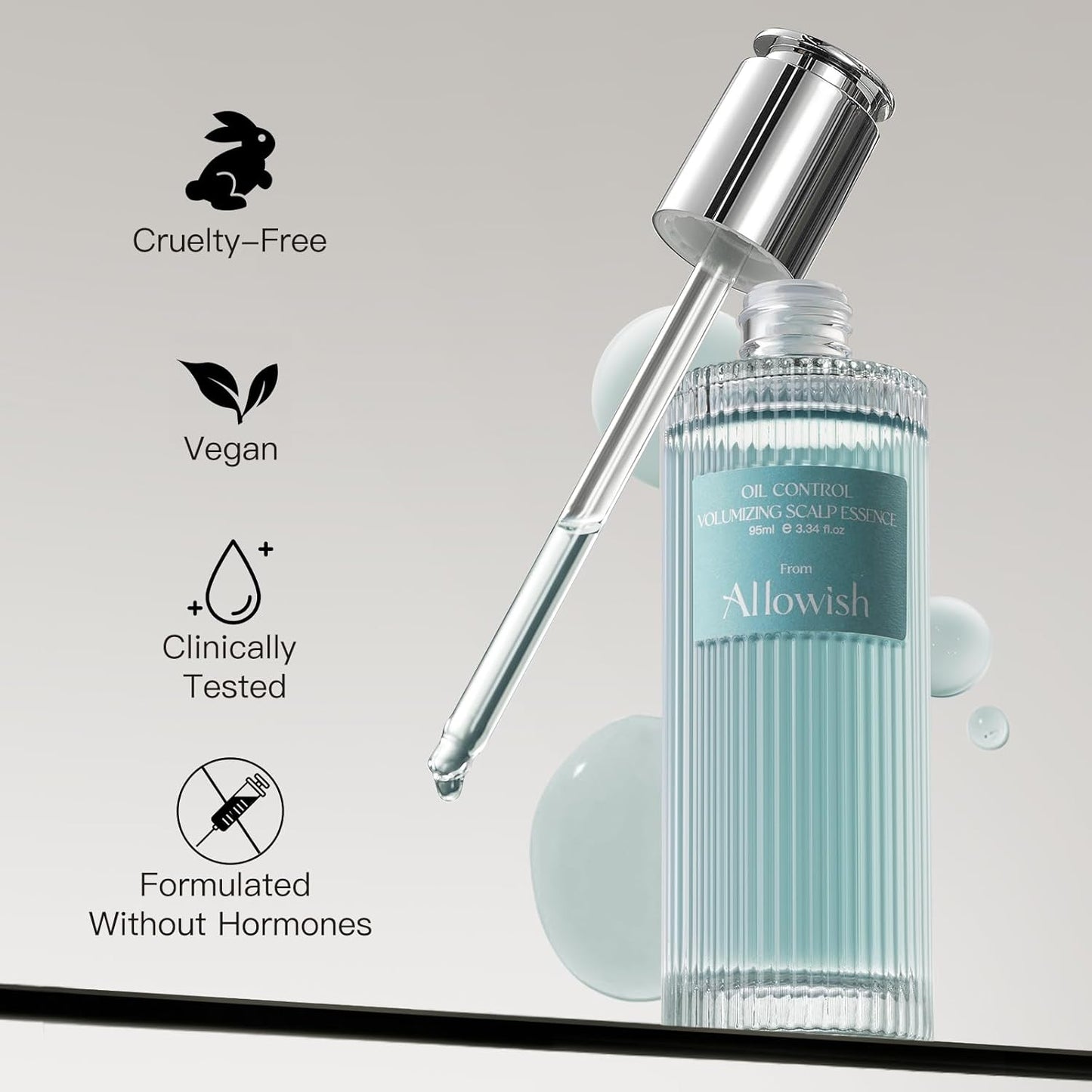 Advanced Hair Serum - 95 ml Scalp Treatment for Fuller, Nourish, Glossy Hair | Prevents Frizz, Promotes Healthy Scalp & Strengthens Roots, Reduces Oil & Buildup