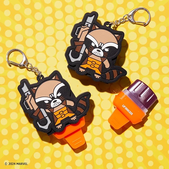 Lip Smacker Marvel, Guardians of the Galaxy, keychain, lip balm for kids - Rocket Racoon (keychain)