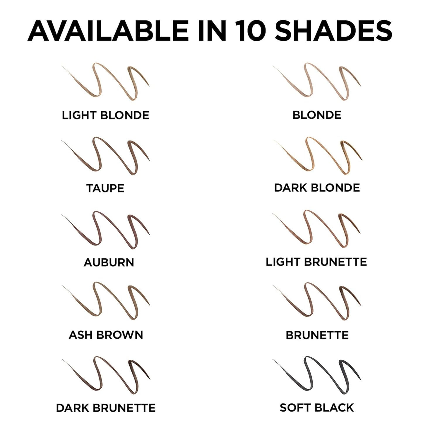 L'Oreal Paris Makeup Brow Definer Waterproof Eyebrow Pencil, Ultra-Fine Mechanical Pencil, Draws Tiny Brow Hairs and Fills in Sparse Areas and Gaps, Soft Black, 0.003 Ounce (Pack of 1)