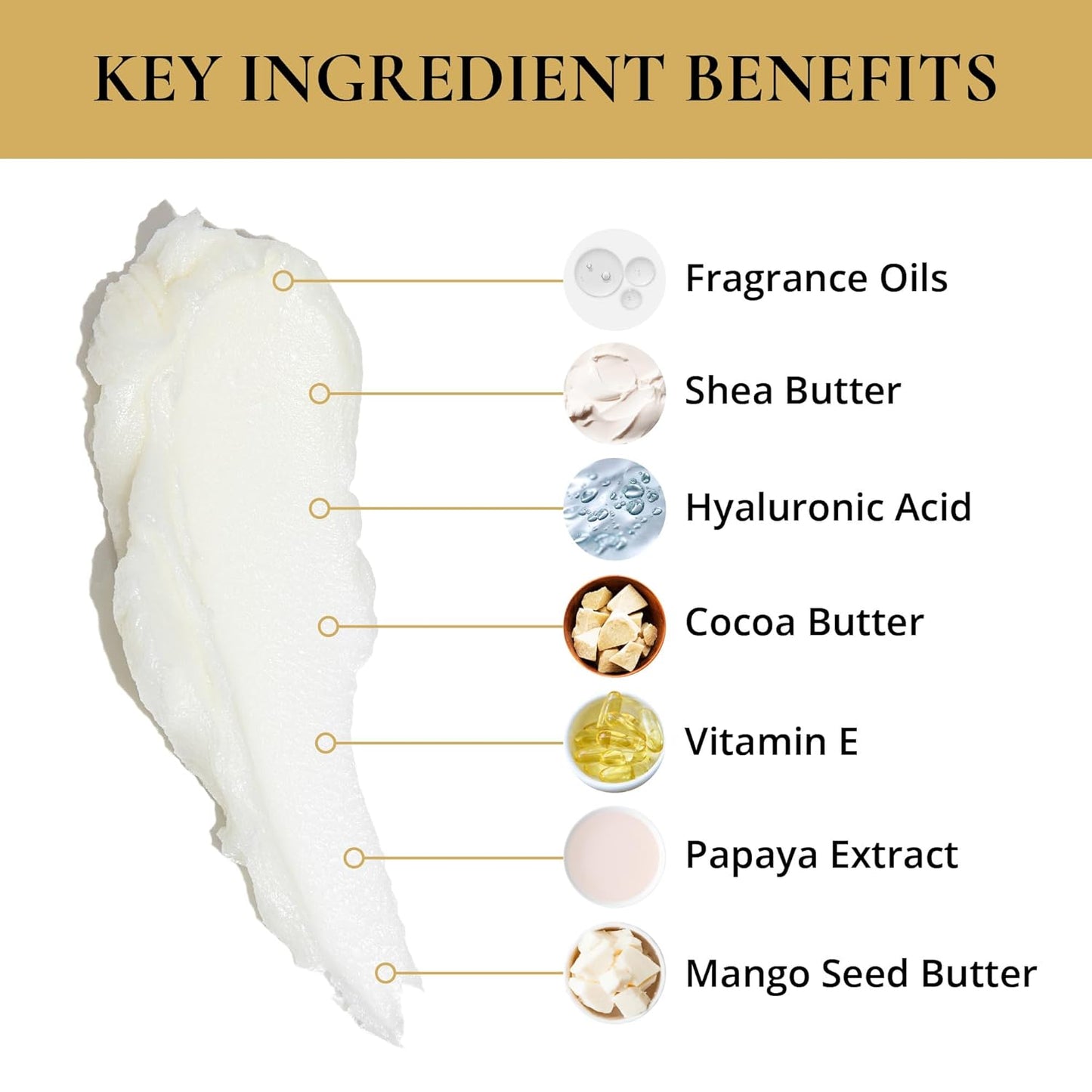 LUXURY LIFE Bed Butter - Scented, Luxurious Body Butter With All-Natural Hyaluronic Acid For Soft, Glowing, Hydrated Skin For Men & Women - Suitable For All Skin Types - Luxury Scent, 5 oz