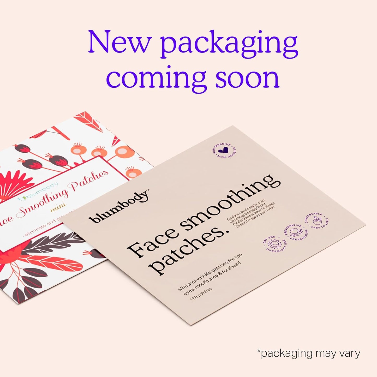 BLUMBODY Face, Forehead Wrinkle Patches – Mini Anti-Wrinkle Facial Patches for Eyes, Mouth, Forehead – Triangle Non-Silicone Face Tape for Elevens, Crows Feet and Fine Lines – 160 Facial Patches