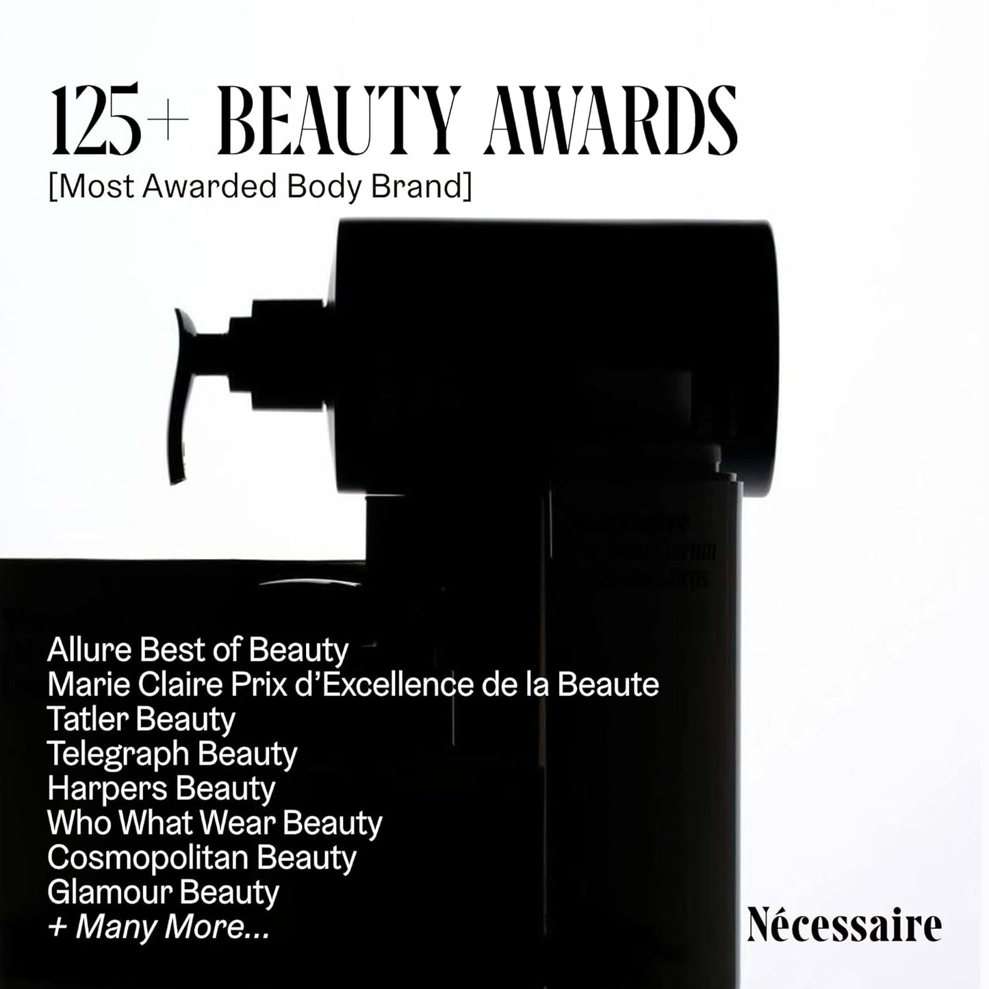 Nécessaire The Body Lotion – Fragrance-Free Hydrating Body Moisturizer with 5 Peptides, Niacinamide, Vitamins C/E, Omega-6/9 – Lightweight, Non-Greasy Lotion for Sensitive Skin – 6.8 oz