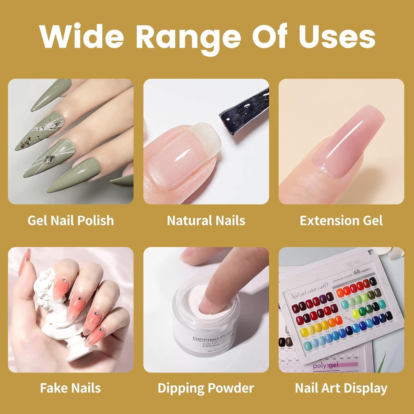 YTD Likomey Gel Nail Polish Base and Top Coat Set,2 Pcs 15ml Shine Gloss Nail Gel No Wipe Top Coat and Base Coat Kit