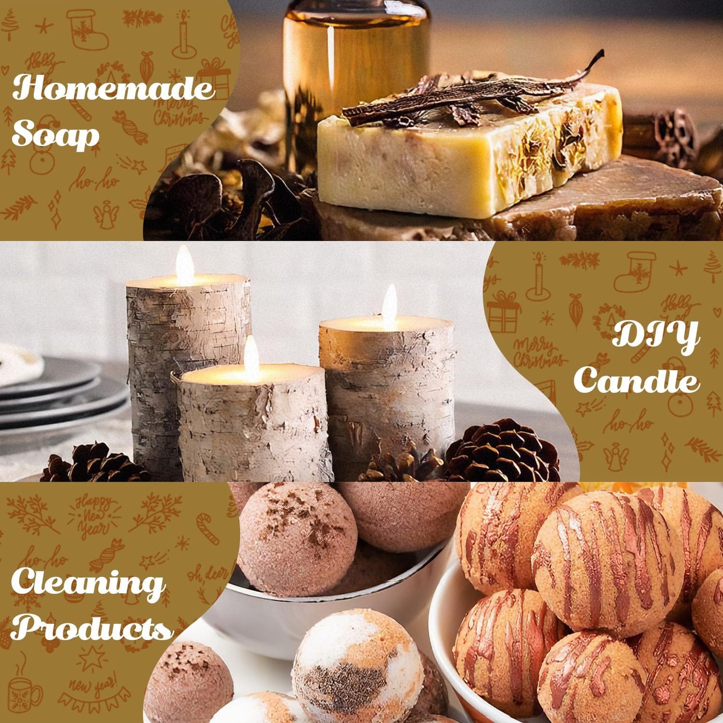 SALUBRITO Fall Essential Oil 4 Fl.Oz (120ml) - Autumn Wreaths Fragrance Oil, Strong Scented Autumn Scented Oil for Diffuser, Candle, Soap Making, Massage