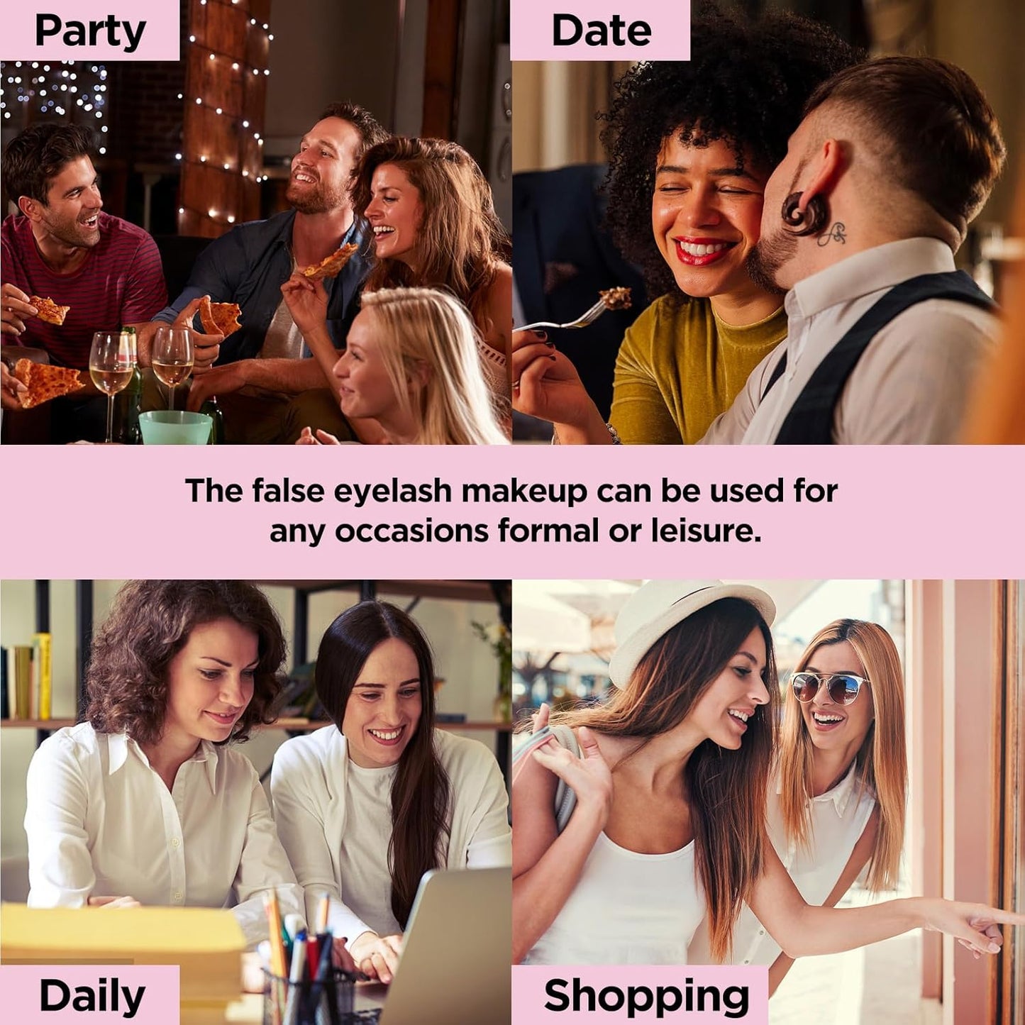 Lash Clusters kit 10-18mm DIY Lash Extension Kit 108 D Curl Fluffy Lashes Clusters 0.07D Individual Lashes Clusters False Eyelashes Natural Eye Lash Kits Extensions Kit