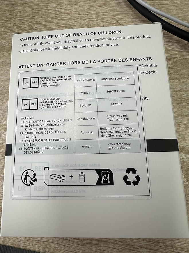 2 Pack PHOERA Foundation Buff Beige 104 and Face Primer,Liquid Full Coverage Foundation Set,Foundation Brush Powder Brush,5 Makeup Sponge,24HR Matte Oil Control Concealer (104- Buff Beige)