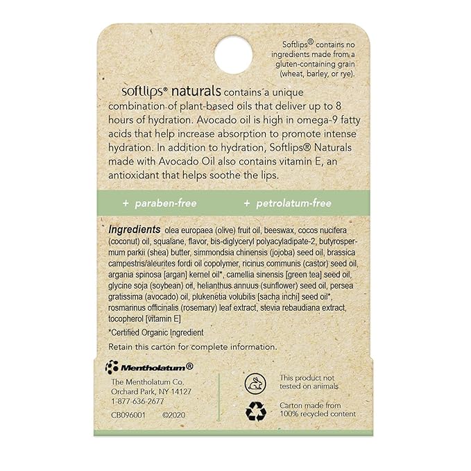 Softlips Natural with Avocado Oil Lip Balm (6)