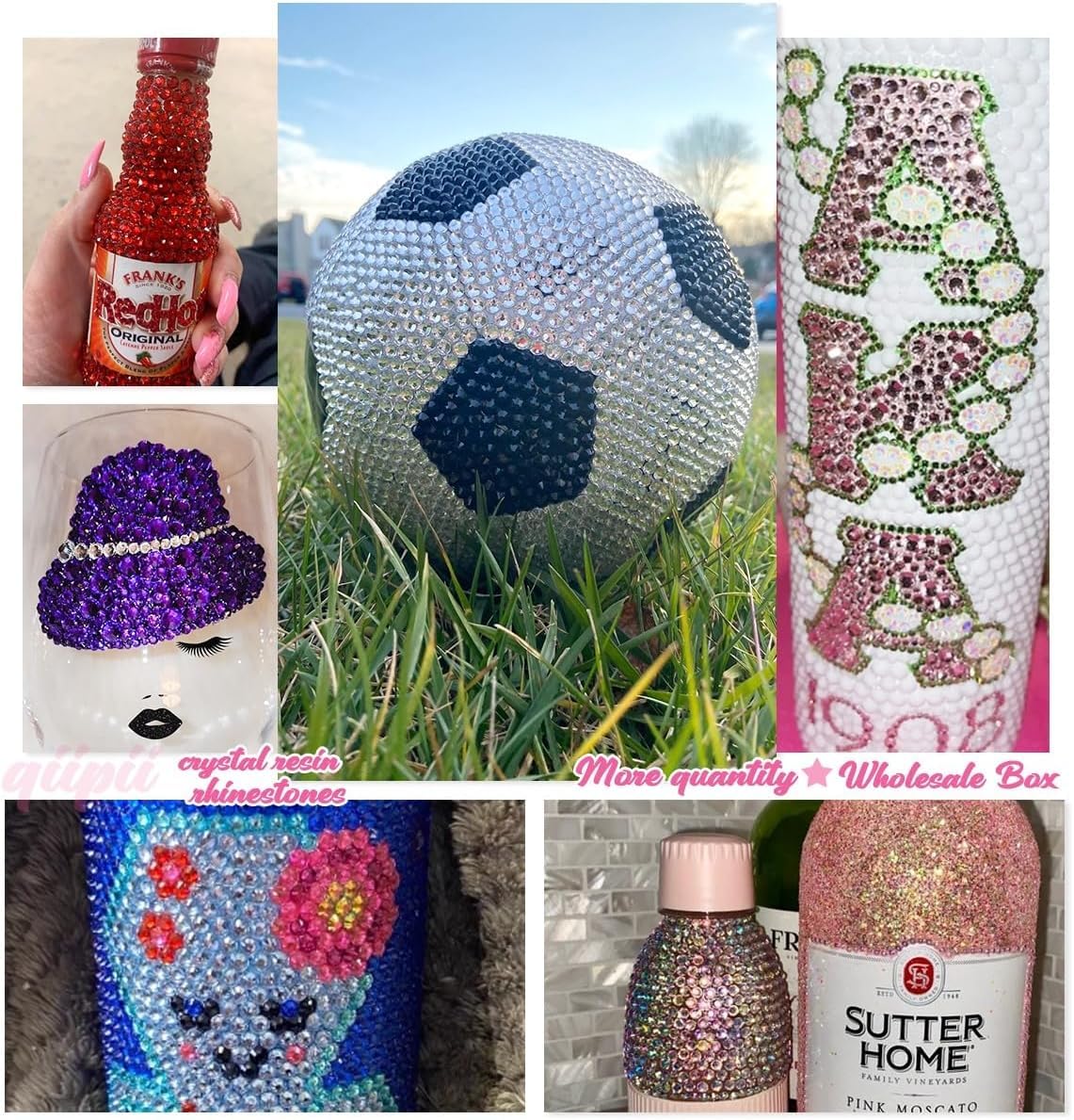 16000PCS Orange Crystal Resin Rhinestones for Crafting Orange Red Flatback Stones 3mm 4mm 5mm Non-Hotfix Diamonds Crystals Gems Charms for Nails Face Eyes Makeup Tumblers Bottles Crafts Clothes Shoes