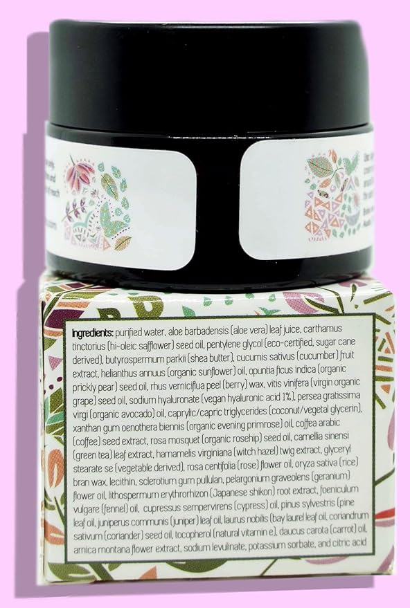 Wild Rose Renewal Eye Cream, Under Eye Cream, Natural Eye Cream for dark circles and fine lines, Green Beauty Product for under Eye area, Natural Skin Care .55 FL OZ (16.26ml)