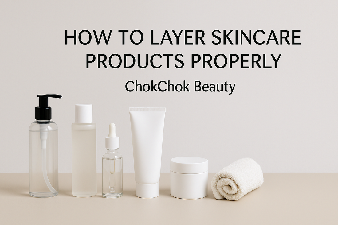 📌 How to Layer Skincare Products Properly