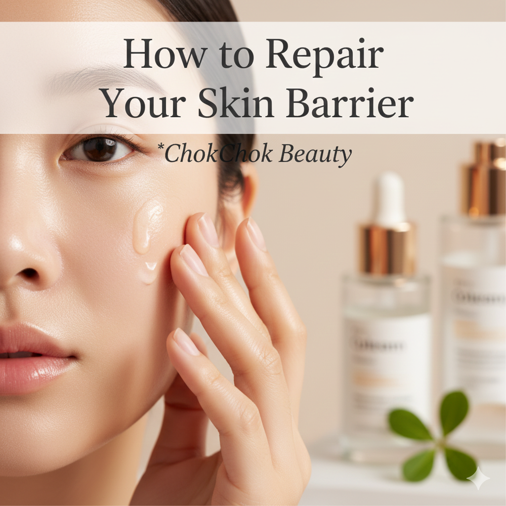 💧 How to Repair Your Skin Barrier with Korean Products