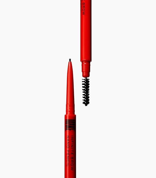 MAKE Beauty Nano Brow, Micro Eyebrow Pencil. Long-Lasting Smudgeproof Eye Brow Makeup for Hairlike Lines. Precision Liner for Natural-Looking Eyebrows - Shade, Soft Black