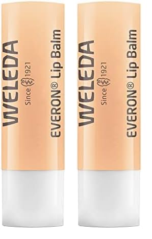 Weleda Everon Lip Balm, Soin Des Levres - 0.17 Oz, White (Pack of 2)