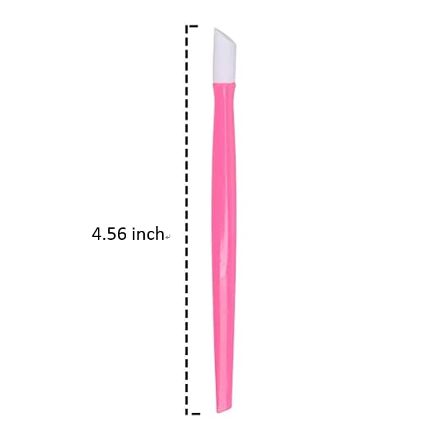 Soft 'N Style Professional Plastic Cuticle Pusher (5 pink purple)