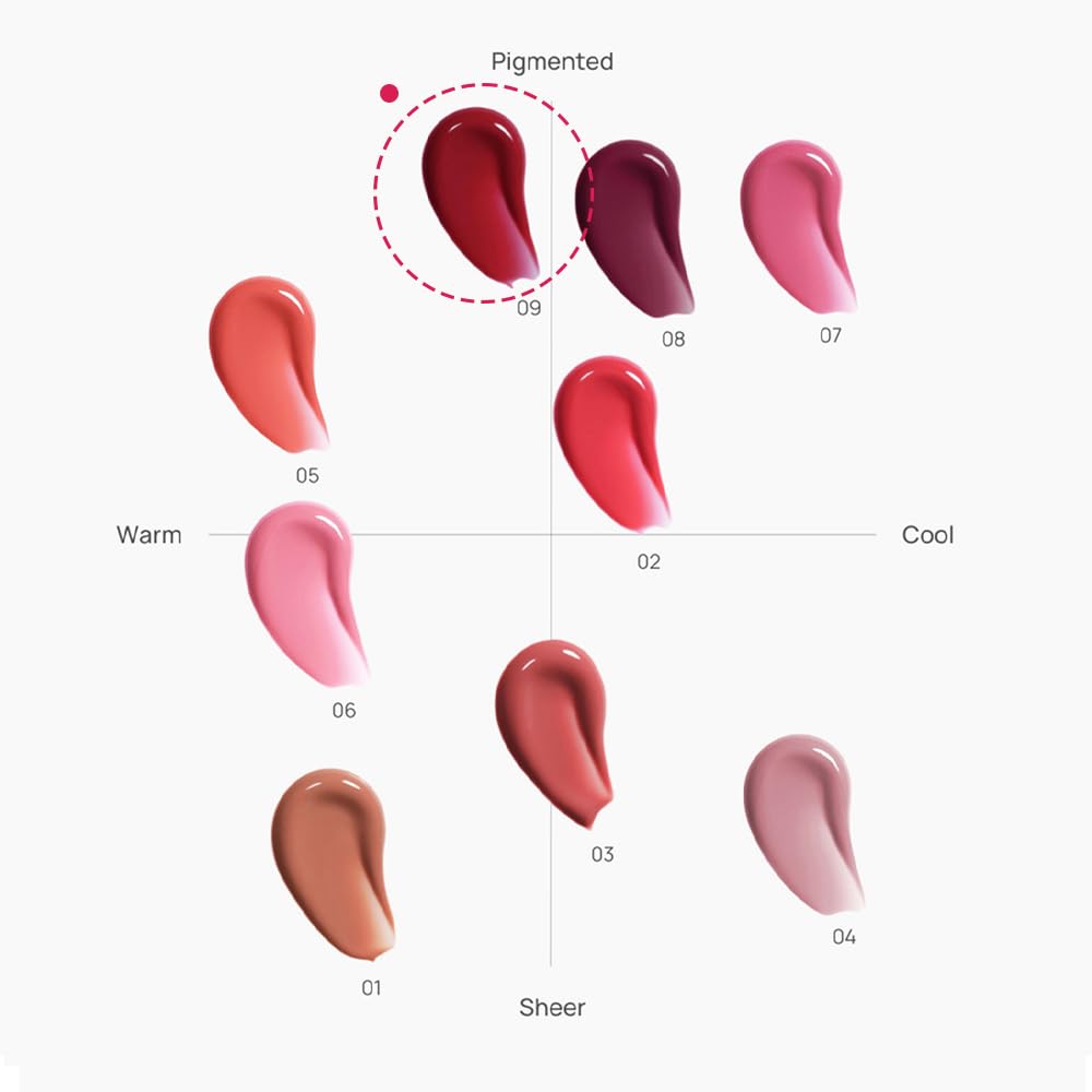 Moist Ampoule Blusher with 50% Moisture Essence | Hydrating & Long-Lasting Blush | 0.68fl.oz (9 Shades) (Ruby Red)