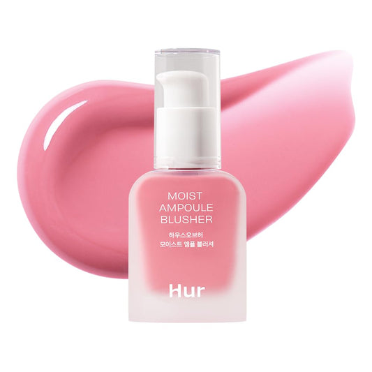 Moist Ampoule Blusher with 50% Moisture Essence | Hydrating & Long-Lasting Blush | 0.68fl.oz (9 Shades) (Cherry Blossom)