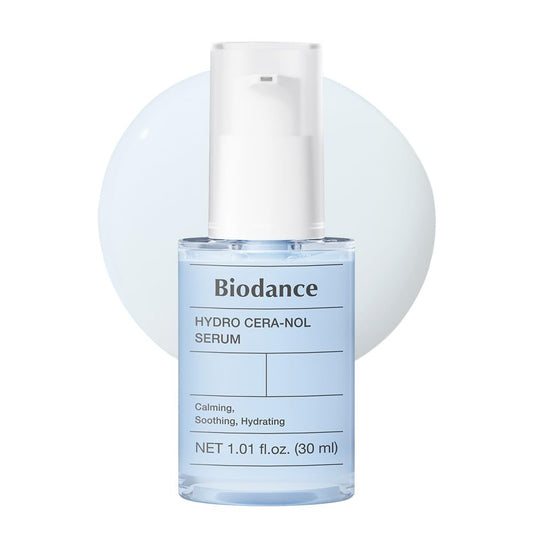 BIODANCE Hydro Cera-Nol Serum, Hydrating, Quick Soothing Effect, Redness Reducing, Hydration Boost Serum for Sensitive Skin, Korean Skincare | 1.01 fl.oz x 1 ea