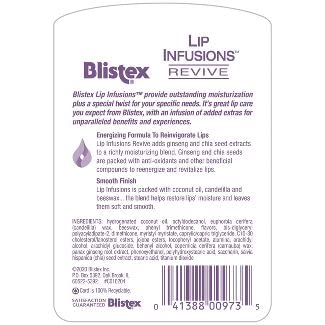 Blistex Lip Infusions Revive Lip Moisturizer 0.13 Ounce (6 Pack)