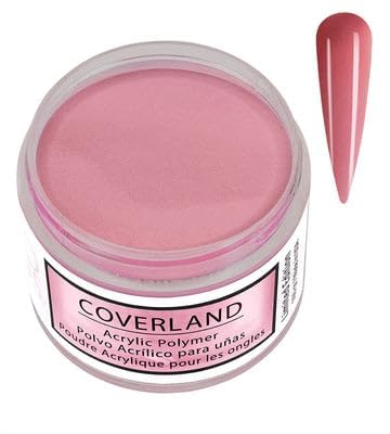 Tones Coverland Acrylic Nail Powder "French Rose" - Limited Edition Acrylic Powder for Nail Design, Sculpting, and Masking Nail Bed Imperfections - Professional Acrylic Nail Supplies - (1.5 Oz)