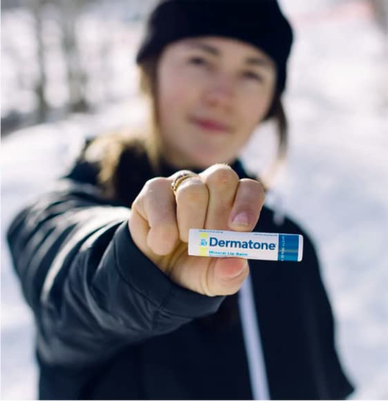 Dermatone Mineral Lip Balm SPF 30 | Moisturizing, Reef Safe, Oxybenzone Free | Broad Spectrum Sunburn Protection | Zinc Oxide Lip Sunscreen | Lip Balm with Sunscreen SPF 30 | 0.15 oz (3-Pack)