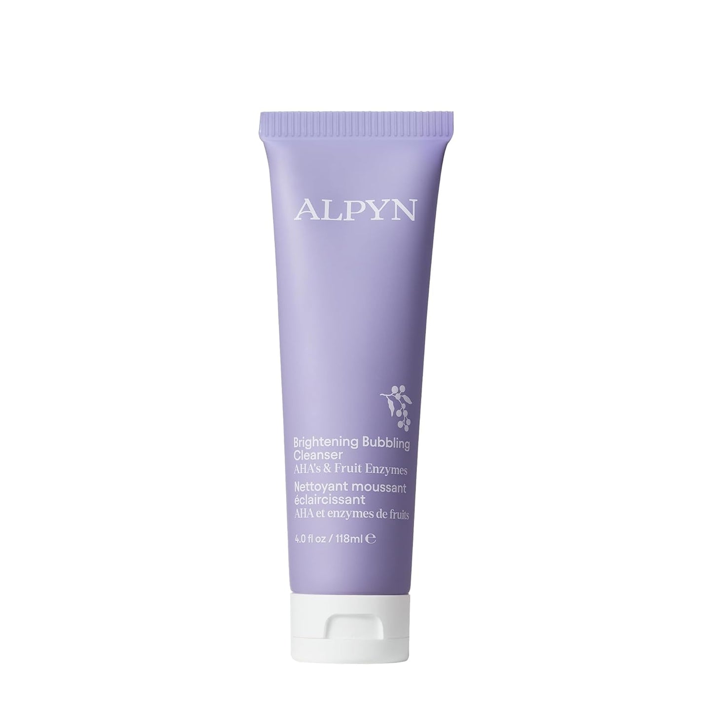 Alpyn Creamy Bubbling Cleanser with Fruit Enzymes, 4 oz / 118 ml