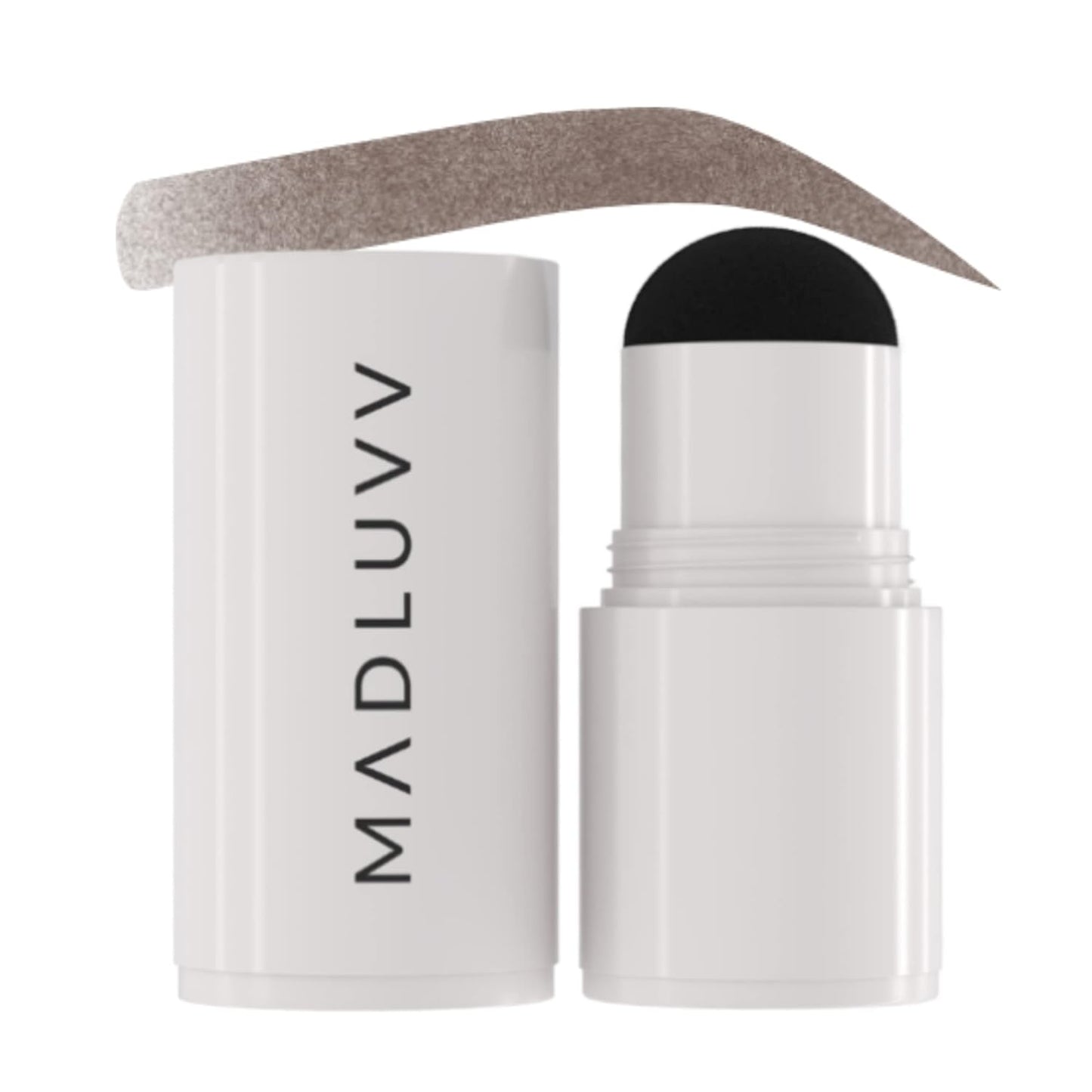 MADLUVV Brow Stamp Refill* - Color Stamp for Brows & Root Touch Up for Women & Men, Instantly Conceal Hair Loss, Grey Hair, Thinning Hair with Stain-Proof/Smudge-Proof Powder Formula (Brunette)