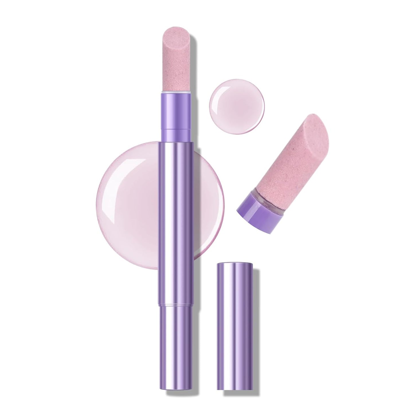 3-in-1 Cuticle Oil Pen, Cuticle Pusher Pen with Ceramic Tip, Upgraded Rotary Oil Discharge Portable Nail Care Pen Cuticle Remover for Hangnails Dry & Damaged Nails, Moisturize Strengthen(1pc)