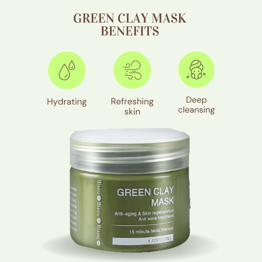 Clay, Dead Sea Mud & Charcoal Gel Face Mask Trio With Applicator, Deep cleansing Clay and Mask Applicator, Facial Therapy PH Balanced Hypo-allergenic