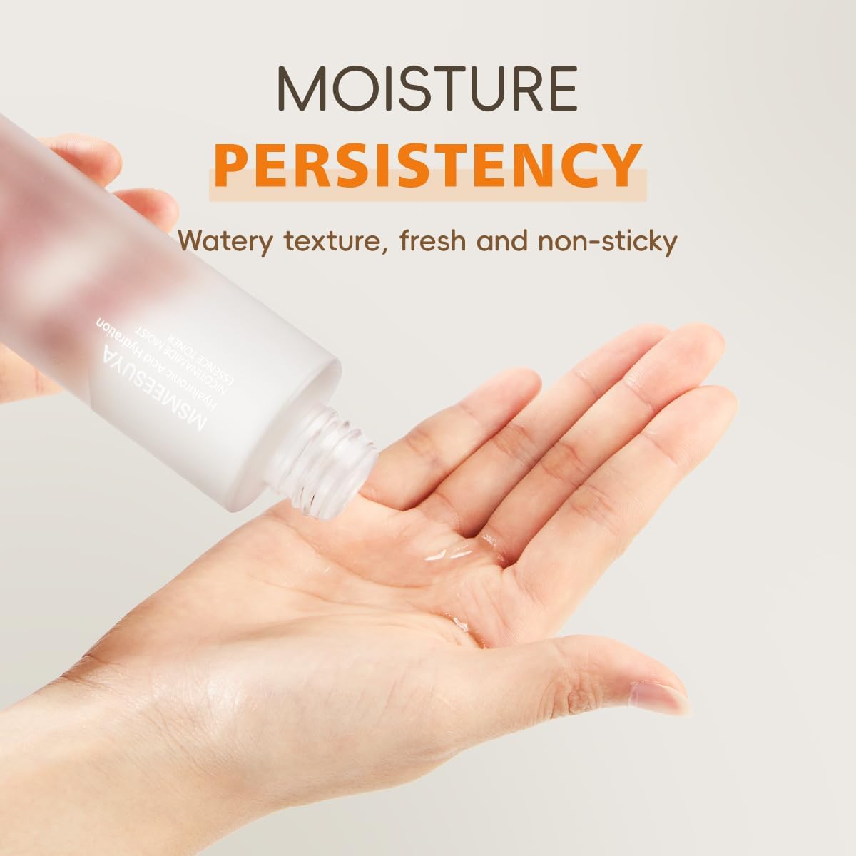 Nicotinamide Moist Essence Toner, with Nicotinamide, A Fresh and Delicate Feel, Moisturizing, Alcohol-Free, Suitable for All Skin Types, 150ml/5.07 fl oz