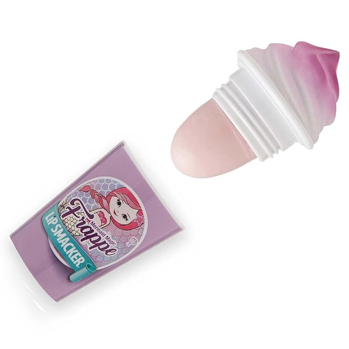 Lip Smacker Frappe Cup Balm to Prevent Chapped Lips, Mermaid Magic, 1 Tube, 0.26 Oz