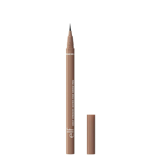 e.l.f. Holy Strokes Micro-Fine Brow Pen, Liquid Waterproof Eyebrow Makeup For Detailing & Adding Dimension, Vegan & Cruelty-Free, Blonde