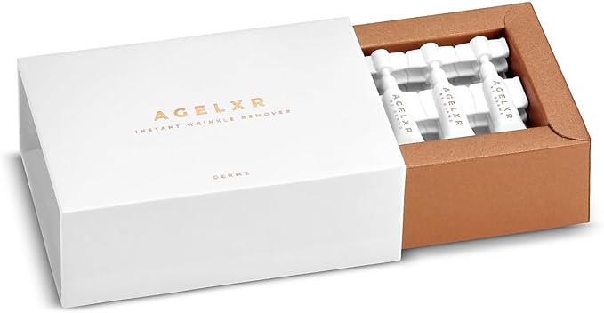 AGELXR - Instant Wrinkle Remover - Quickly Tightens Wrinkles, Fine Lines and Diminishes Puffy Eyes. Instant Facelift Serum - Anti-Aging Formula with Argireline® (30 Vials)