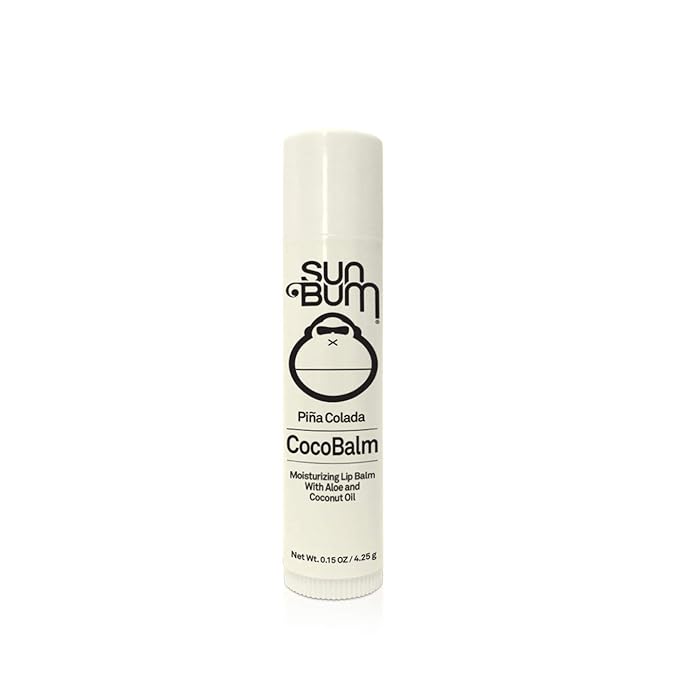 Sun Bum Piña Colada Cocobalm | Hydrating Lip Balm with Aloe | Hypoallergenic, Paraben Free, Silicone Free, | 0.15oz Stick (20-48058)
