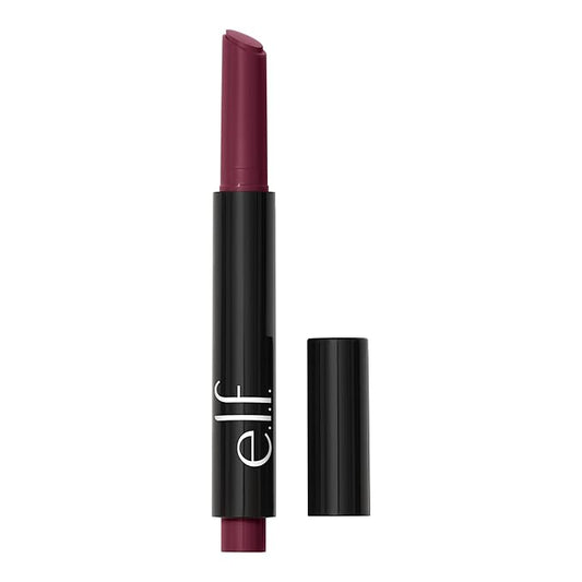 e.l.f. Pout Clout Lip Plumping Pen, Nourishing Lip Balm For Sheer Color & Shine, Plumps & Moisturizes, Vegan & Cruelty-Free, Plum on Over