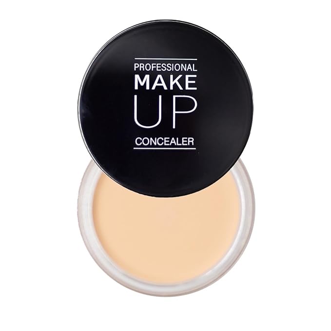 7 Color Solid Concealer Full Coverage Correcting Cream Concealer Waterproof Long-lasting Under Eye Concealer for Dark Circles Color Corrector Pro Concealer (Color 02)