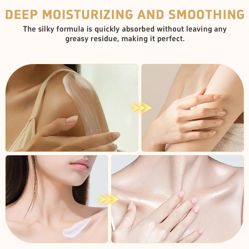 Champagne Lift Body Creme,lift firming body creme, with Luxe-Lift Firming Complex & Pink Pepperslim,Deep Hydration & Smoothing, Hydrates Dry Skin Arms & Legs(Sweet Almond Coconut)